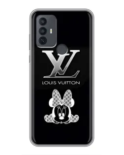Чехол для TCL 30E с картинкой «LV и Минни Маус»