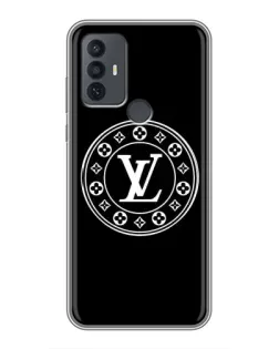 Чехол для TCL 30E с картинкой «LV — печать стиля»
