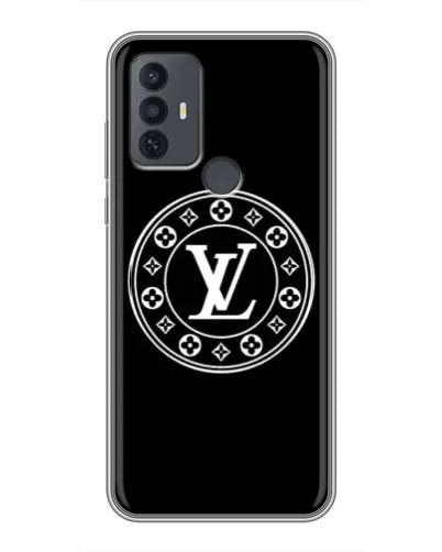 Чехол для TCL 30E с картинкой «LV — печать стиля»