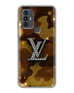 Чехол для TCL 30E с картинкой «Камуфляжный Louis Vuitton»