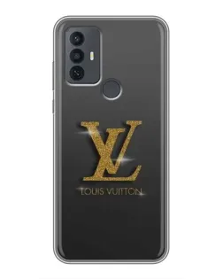 Чехол для TCL 30E с картинкой «Градиент Louis Vuitton»