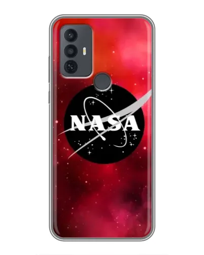 Чехол для TCL 30E с картинкой «NASA — красная туманность»