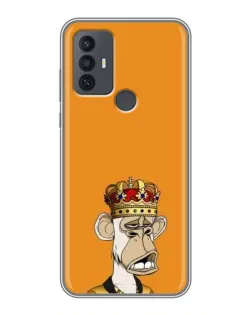 Чехол для TCL 30E с картинкой «Золотая обезьяна Bored Ape» Чехол для TCL 30E с картинкой «Золотая обезьяна Bored Ape»