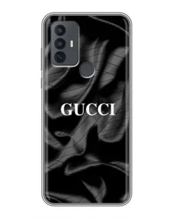Чехол для TCL 30E с картинкой «Gucci — шелковые волны» Чехол для TCL 30E с картинкой «Gucci — шелковые волны»