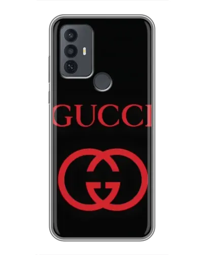 Чехол для TCL 30E с картинкой «Gucci — красный логотип» Чехол для TCL 30E с картинкой «Gucci — красный логотип»