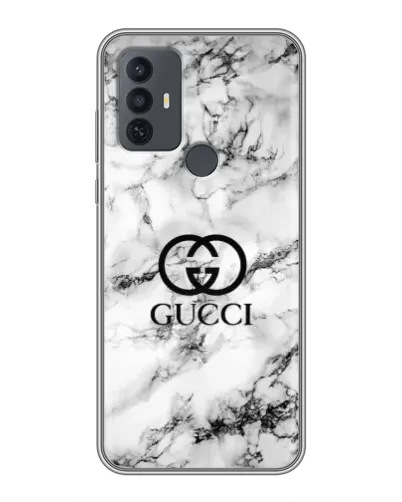 Чехол для TCL 30E с картинкой «Gucci — мраморный шик» Чехол для TCL 30E с картинкой «Gucci — мраморный шик»