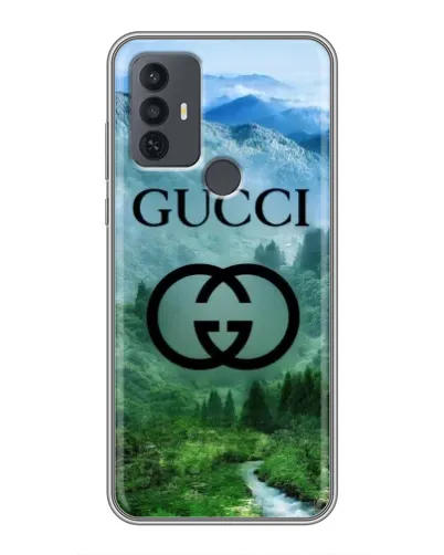 Чехол для TCL 30E с картинкой «Gucci — горный пейзаж» Чехол для TCL 30E с картинкой «Gucci — горный пейзаж»