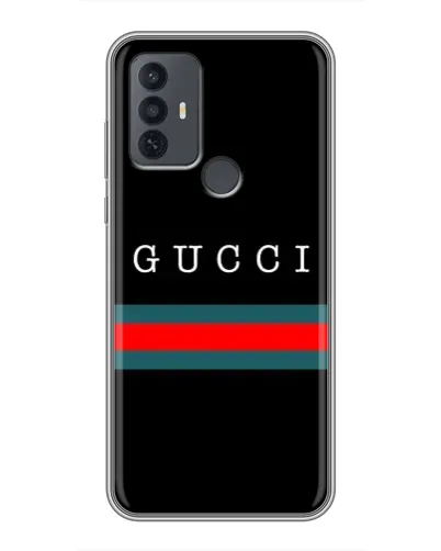 Чехол для TCL 30E с картинкой «Gucci — красный пояс» Чехол для TCL 30E с картинкой «Gucci — красный пояс»