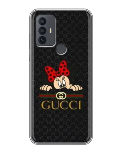 Чехол для TCL 30E с картинкой «Минни Маус Gucci — черный» Чехол для TCL 30E с картинкой «Минни Маус Gucci — черный»