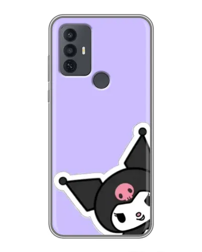 Чехол для TCL 30E с картинкой «Забавная Kuromi» Чехол для TCL 30E с картинкой «Забавная Kuromi»