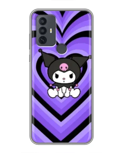 Чехол для TCL 30E с картинкой «Kuromi и фиолетовые сердца» Чехол для TCL 30E с картинкой «Kuromi и фиолетовые сердца»