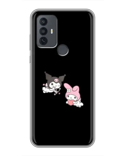 Чехол для TCL 30E с картинкой «My Melody и Kuromi» Чехол для TCL 30E с картинкой «My Melody и Kuromi»