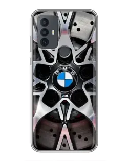 Чехол для TCL 30E с картинкой «BMW — деталь диска» Чехол для TCL 30E с картинкой «BMW — деталь диска»