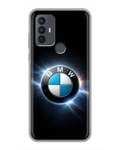 Чехол для TCL 30E с картинкой «BMW — неоновое сияние» Чехол для TCL 30E с картинкой «BMW — неоновое сияние»