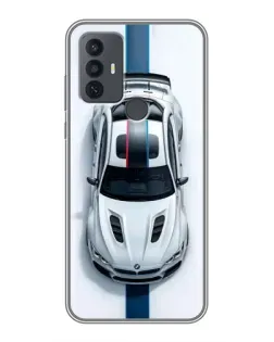 Чехол для TCL 30E с картинкой «Вид сверху — BMW M»