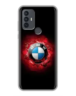 Чехол для TCL 30E с картинкой «Логотип BMW — вспышка»