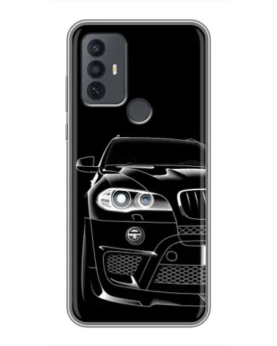 Чехол для TCL 30E с картинкой «Темный силуэт BMW» Чехол для TCL 30E с картинкой «Темный силуэт BMW»