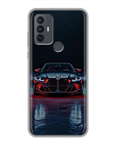 Чехол для TCL 30E с картинкой «BMW на мокрой дороге» Чехол для TCL 30E с картинкой «BMW на мокрой дороге»
