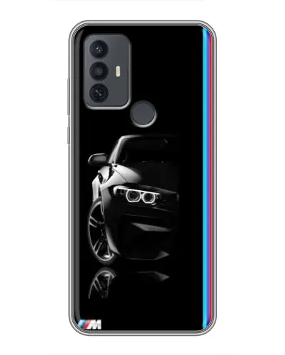 Чехол для TCL 30E с картинкой «Силуэт BMW в темноте» Чехол для TCL 30E с картинкой «Силуэт BMW в темноте»