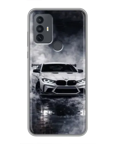Чехол для TCL 30E с картинкой «BMW сквозь туман» Чехол для TCL 30E с картинкой «BMW сквозь туман»