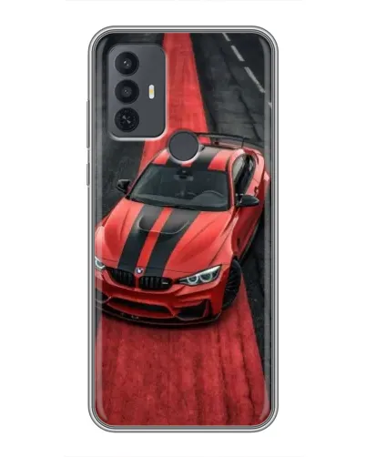 Чехол для TCL 30E с картинкой «BMW на красной дорожке» Чехол для TCL 30E с картинкой «BMW на красной дорожке»