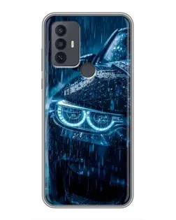 Чохол для TCL 30E з картинкою «BMW під дощем»