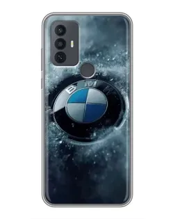 Чохол для TCL 30E з картинкою «Логотип BMW — лід»