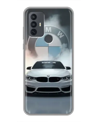 Чохол для TCL 30E з картинкою «BMW в білому диму» Чохол для TCL 30E з картинкою «BMW в білому диму»