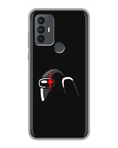 Чехол для TCL 30E с картинкой «Among Us шлем» Чехол для TCL 30E с картинкой «Among Us шлем»