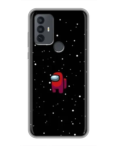 Чехол для TCL 30E с картинкой «Красный Among Us» Чехол для TCL 30E с картинкой «Красный Among Us»
