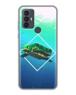Чехол для TCL 30E с картинкой «Черепаха Minecraft» Чехол для TCL 30E с картинкой «Черепаха Minecraft»