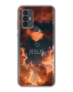 Чохол для TCL 30E з картинкою «Сяйво Імені Jesus»