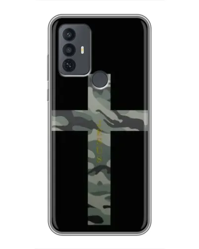 Чехол для TCL 30E с картинкой «Милитари Крест» Чехол для TCL 30E с картинкой «Милитари Крест»