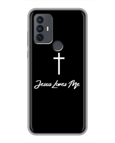 Чехол для TCL 30E с картинкой «Иисус любит тебя» Чехол для TCL 30E с картинкой «Иисус любит тебя»