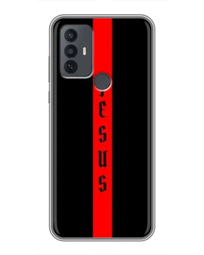 Чехол для TCL 30E с картинкой «Красная линия веры» Чехол для TCL 30E с картинкой «Красная линия веры»