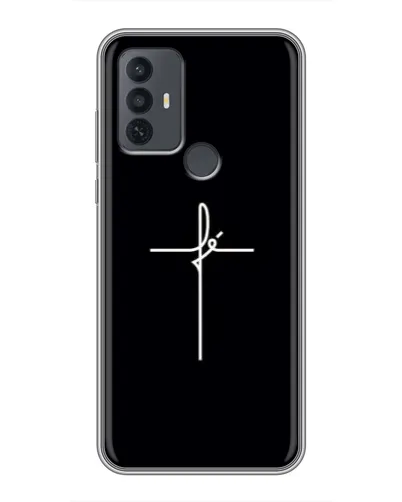 Чехол для TCL 30E с картинкой «Тонкий крест» Чехол для TCL 30E с картинкой «Тонкий крест»
