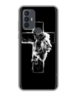 Чехол для TCL 30E с картинкой «Сияющий крест Jesus» Чехол для TCL 30E с картинкой «Сияющий крест Jesus»