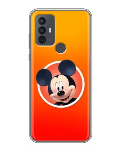 Чехол для TCL 30E с картинкой «Mickey в круге»