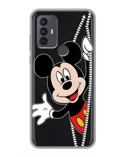 Чехол для TCL 30E с картинкой «Микки раздвигает стены» Чехол для TCL 30E с картинкой «Микки раздвигает стены»
