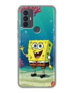Чехол для TCL 30E с картинкой «Подводный привет»