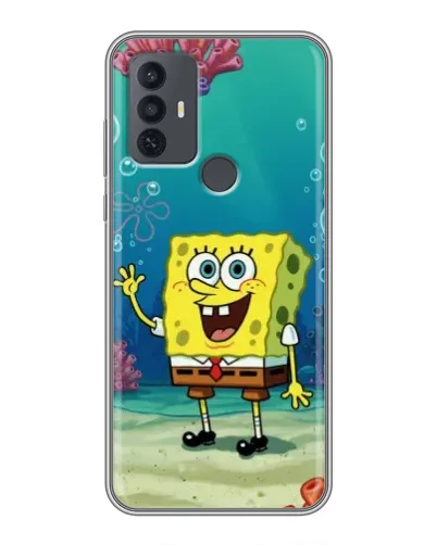 Чехол для TCL 30E с картинкой «Подводный привет» Чехол для TCL 30E с картинкой «Подводный привет»