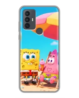 Чехол для TCL 30E с картинкой «Отдых на пляже»