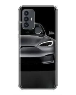 Чехол для TCL 30E с картинкой «Tesla Model S Look» Чехол для TCL 30E с картинкой «Tesla Model S Look»