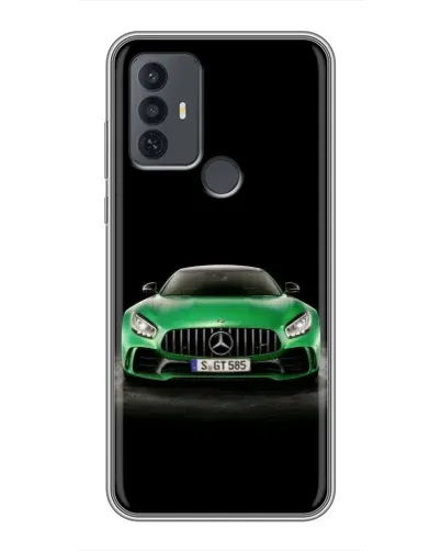 Чехол для TCL 30E с картинкой «Mercedes — неоновый лого» Чехол для TCL 30E с картинкой «Mercedes — неоновый лого»