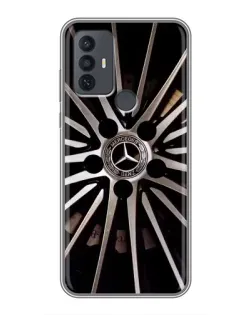 Чехол для TCL 30E с картинкой «Диск Mercedes»