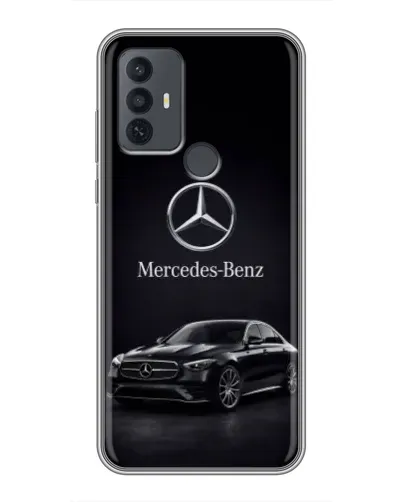 Чехол для TCL 30E с картинкой «Mercedes — решетка радиатора» Чехол для TCL 30E с картинкой «Mercedes — решетка радиатора»