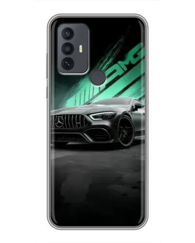 Чехол для TCL 30E с картинкой «Темный Mercedes AMG» Чехол для TCL 30E с картинкой «Темный Mercedes AMG»