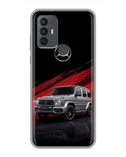 Чехол для TCL 30E с картинкой «Mercedes G-Class красный» Чехол для TCL 30E с картинкой «Mercedes G-Class красный»