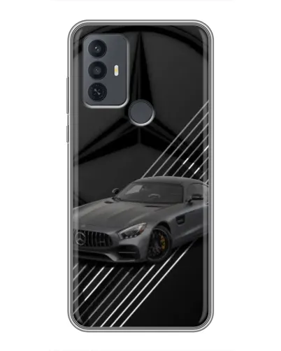 Чехол для TCL 30E с картинкой «Mercedes AMG — графика» Чехол для TCL 30E с картинкой «Mercedes AMG — графика»