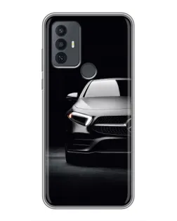 Чехол для TCL 30E с картинкой «Свет фар Mercedes»